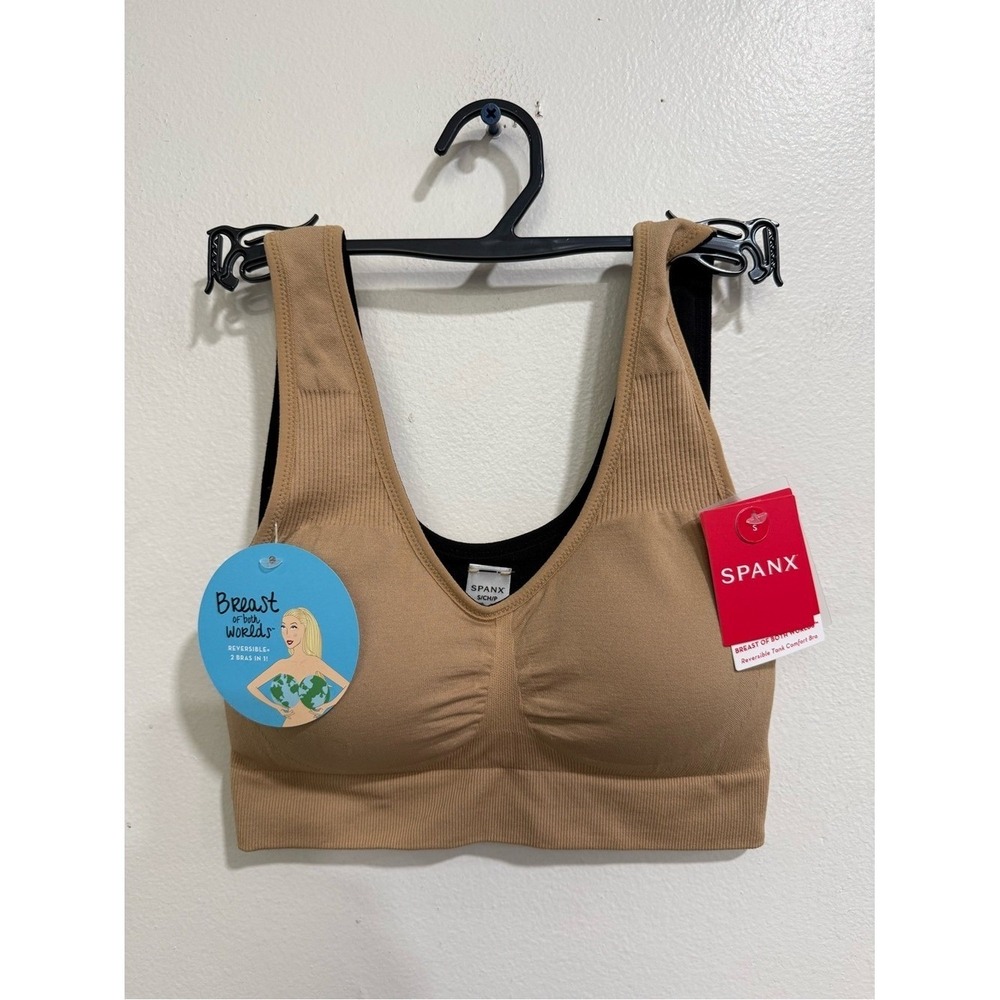 NWT Spanx Seamless Reversible Bra #30021R SZ S